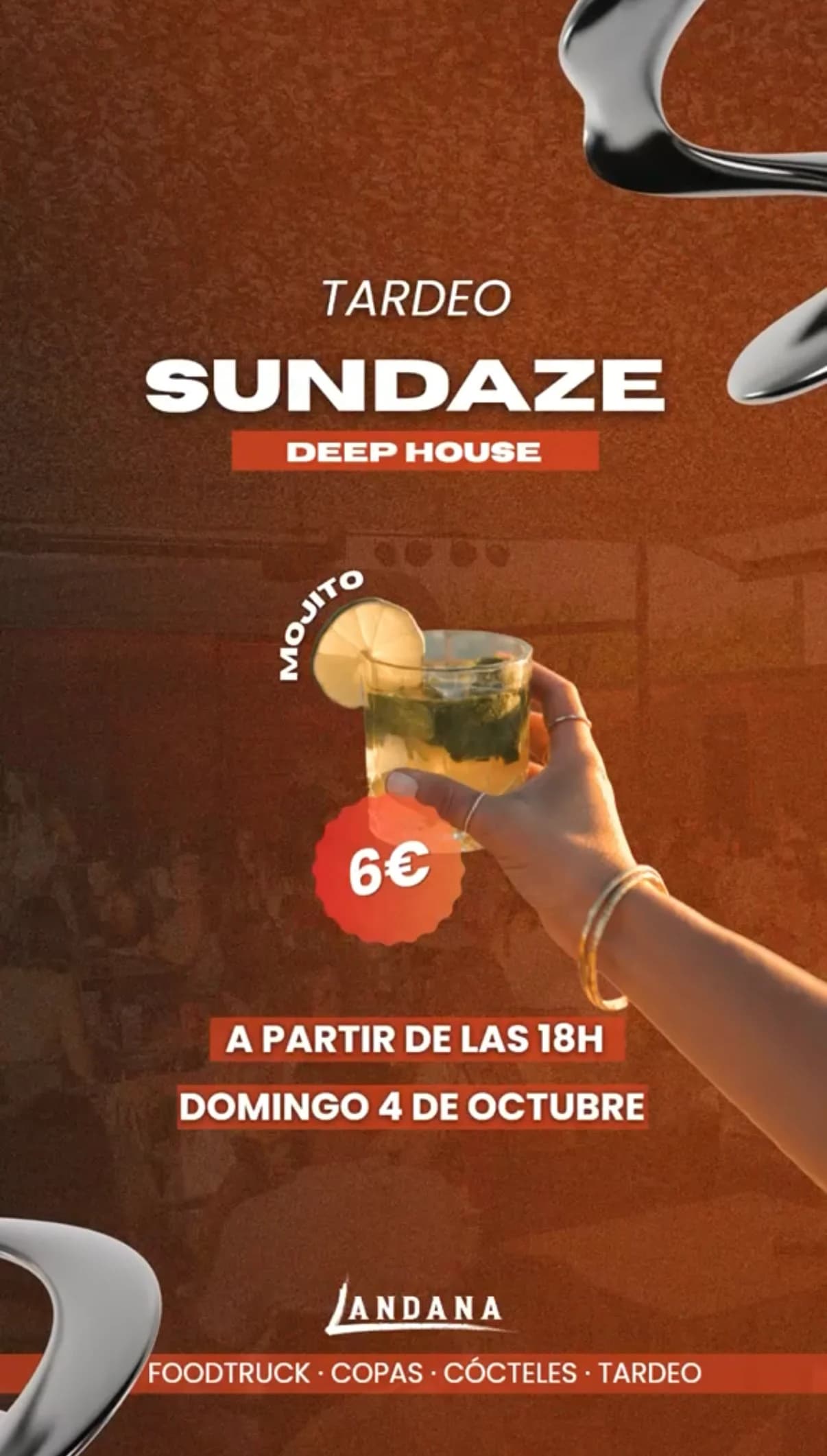 TARDEO SUNDAZE DOMINGO 4 DE OCTUBRE